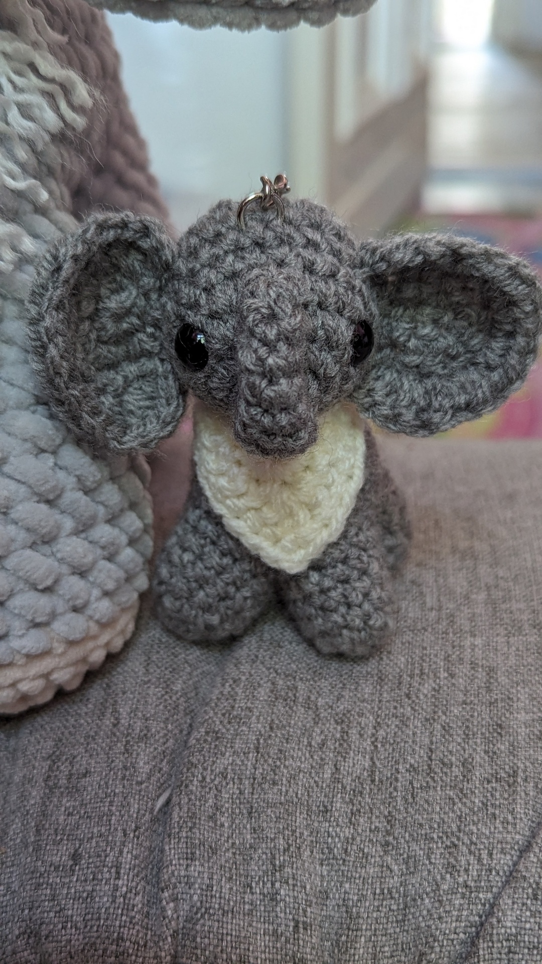 Süße Elefantin mit Baby