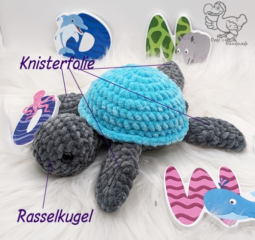 Babyrassel Schildkröte