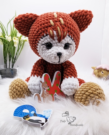 Babyfuchs, gehäkeltes Kuscheltier, Amigurumi, Geschenk, Geschenk Mädchen, Geschenk Junge