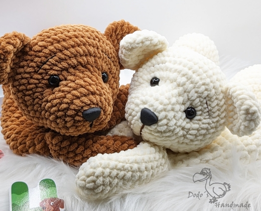 Schnuffeltuch Bär gehäkelt, kuschelweiches Schmusetuch, Geschenk zur Geburt, Snuggler, Baby Party Geschenk, Kuscheltuch für Babys